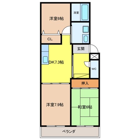 グラシアの物件間取画像